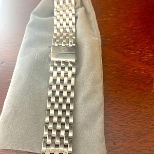 Michele 18mm stainless steel watch band